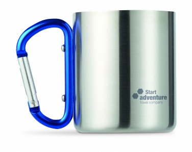 Logotrade advertising products photo of: Metal mug & carabiner handle