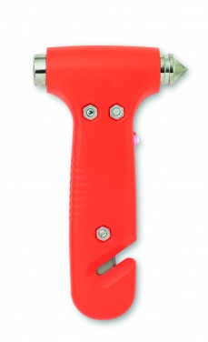 Logo trade promotional merchandise picture of: 3 in 1 Emergency hammer