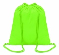 100gr/m² cotton drawstring bag, Lime