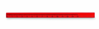 Logo trade corporate gift photo of: Carpenters pencil with ruler