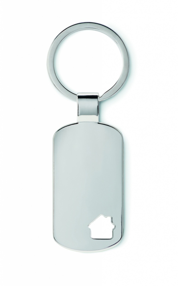 Logotrade promotional gift picture of: Key ring with house detail Jelgava