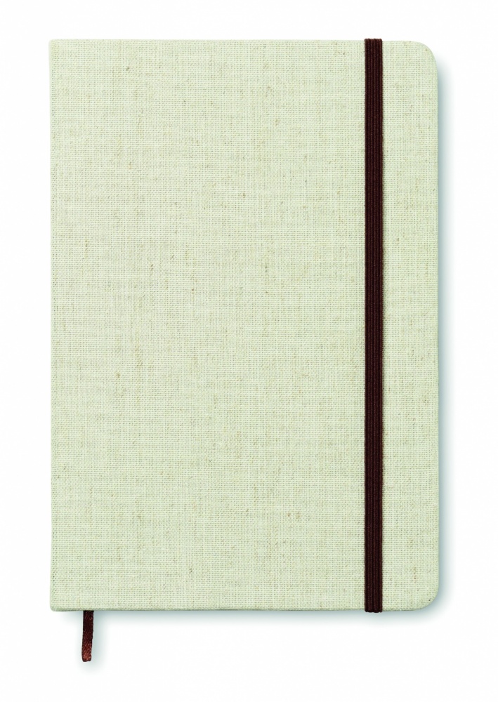 Logo trade corporate gifts picture of: A5 canvas notebook