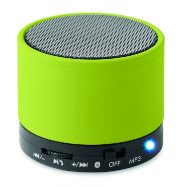 Logo trade corporate gifts picture of: Round wireless speaker