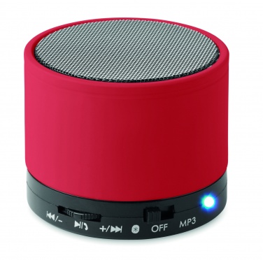 Logo trade promotional gift photo of: Round wireless speaker