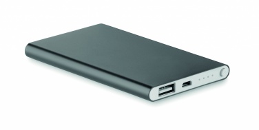 Logotrade promotional giveaway image of: Flat power bank 4000 mAh