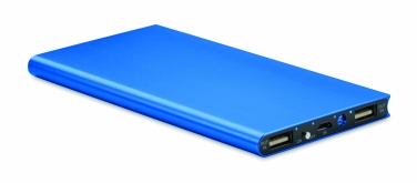 Logo trade promotional giveaways image of: Power bank 8000 mAh