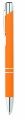 Ball pen in rubberised finish, Orange