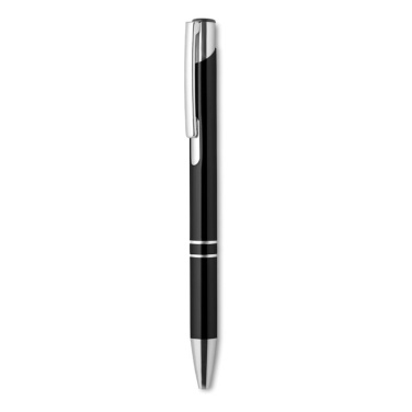 Logo trade promotional product photo of: Push button aluminium pen