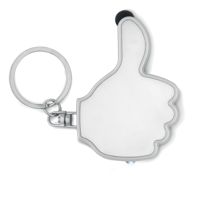 Logotrade promotional merchandise image of: Thumbs up led light w/key ring Valmiera