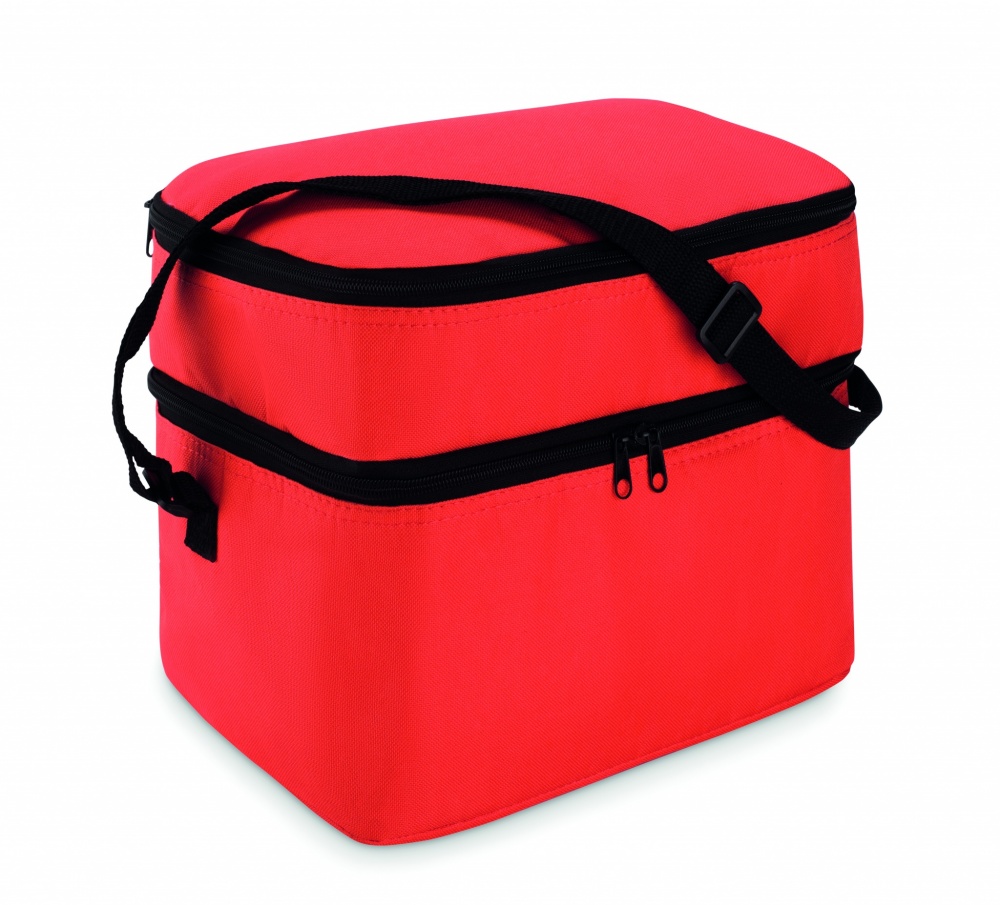 Logo trade corporate gifts picture of: Cooler bag with 2 compartments