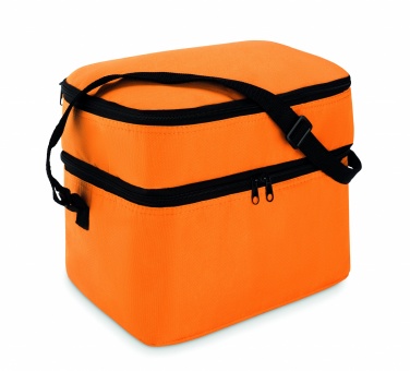 Logo trade corporate gifts image of: Cooler bag with 2 compartments