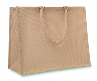 Logo trade promotional products image of: Jute shopping bag