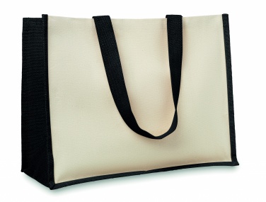 Logotrade promotional merchandise picture of: Jute and canvas shopping bag