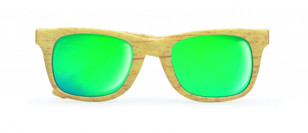 Logotrade promotional merchandise photo of: Wooden look sunglasses MAARDU