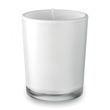 Logo trade promotional giveaways picture of: Scented candle in glass