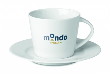 Logotrade promotional merchandise picture of: Cappuccino cup and saucer