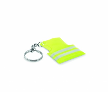 Logo trade advertising products image of: Key ring with reflecting vest Jekabpils