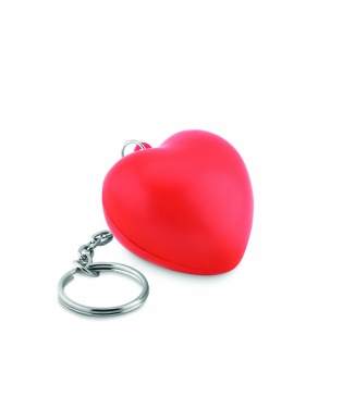 Logotrade promotional gift image of: Key ring with PU heart Ogre