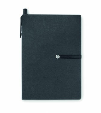 Logo trade corporate gifts image of: Notebook w/pen & memo pad