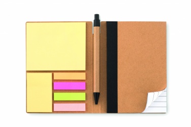 Logo trade promotional products picture of: Notebook w/pen & memo pad