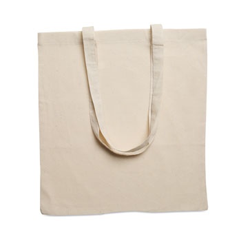 Logo trade promotional items image of: 140gr/m² cotton shopping bag