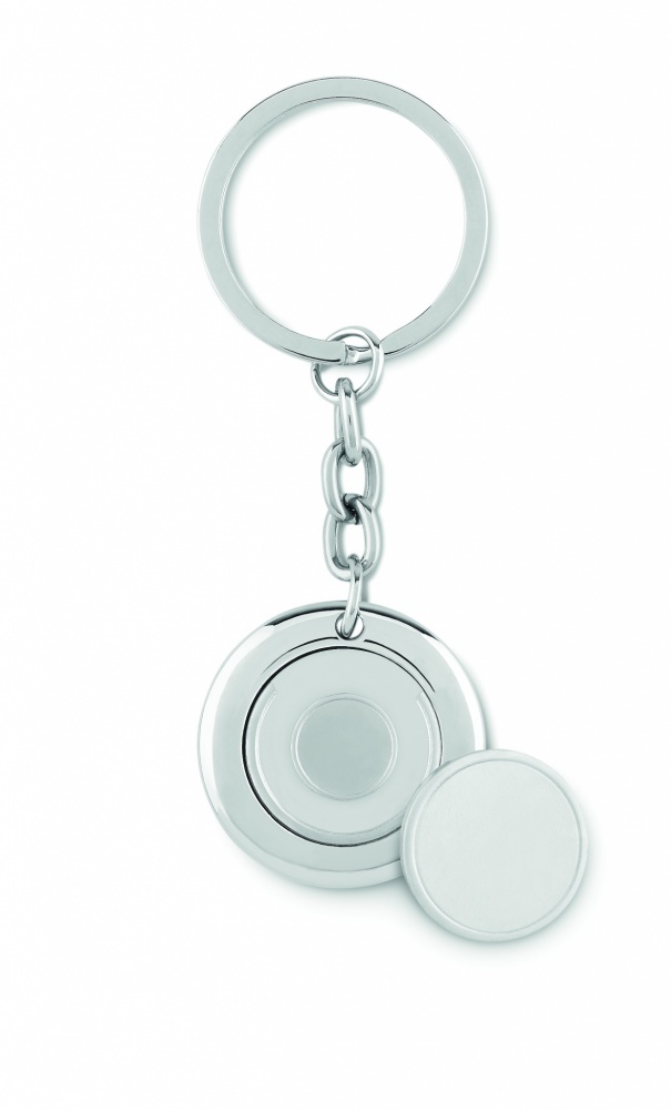 Logo trade promotional products picture of: Key ring with token Cēsis