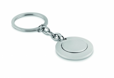 Logotrade promotional giveaways photo of: Key ring with token Cēsis