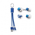 key ring with USB type C cable, Royal Blue