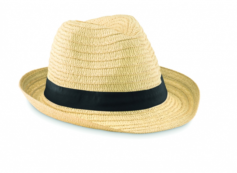 Logo trade promotional products image of: Paper straw hat