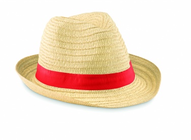 Logo trade promotional giveaway photo of: Paper straw hat