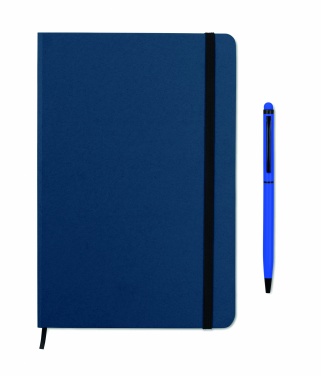 Logotrade promotional merchandise photo of: A5 notebook w/stylus 72 lined