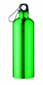 Aluminium bottle 750 ml, Green