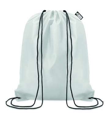 Logo trade promotional gifts image of: 190T RPET drawstring bag