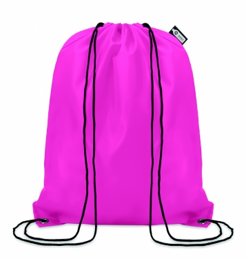 Logo trade promotional items image of: 190T RPET drawstring bag