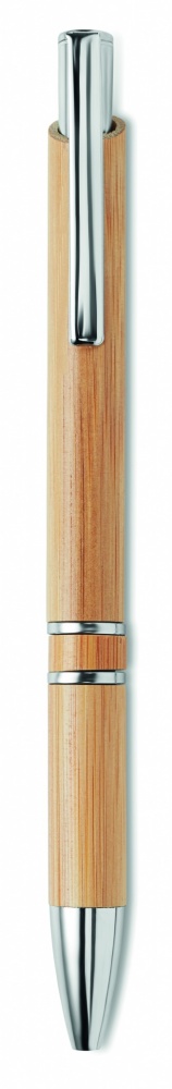 Logotrade promotional gift image of: Bamboo automatic ball pen