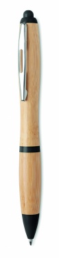 Logotrade corporate gift image of: Ball pen in ABS and bamboo