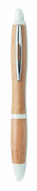 Logo trade promotional products picture of: Ball pen in ABS and bamboo