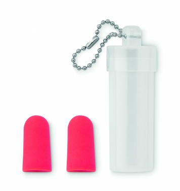 Logo trade promotional giveaways picture of: Earplug set in plastic tube