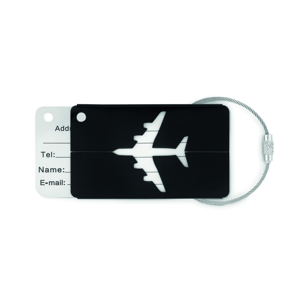 Logotrade promotional merchandise image of: Aluminium luggage tag