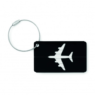 Logo trade advertising products picture of: Aluminium luggage tag