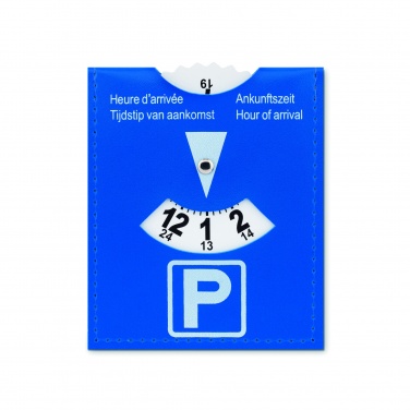 Logo trade promotional gifts image of: Parking card in PVC