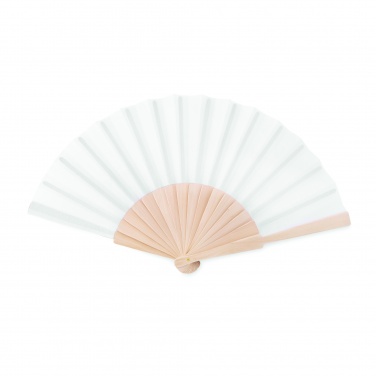 Logotrade promotional item picture of: Manual hand fan wood