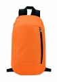 Backpack with front pocket, Orange