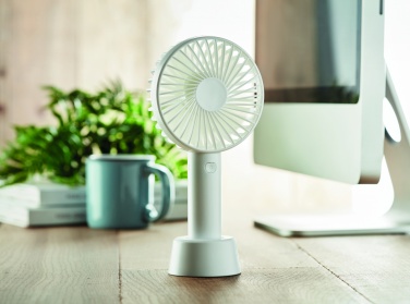 Logo trade advertising products picture of: USB desk fan with stand 