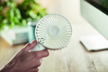 Logo trade promotional giveaway photo of: USB desk fan with stand 