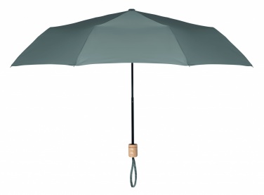 Logo trade promotional giveaway photo of: 21 inch RPET foldable umbrella