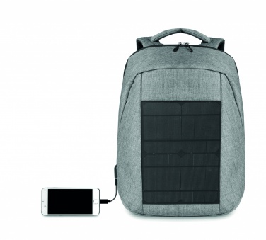 Logo trade business gift photo of: Backpack solar