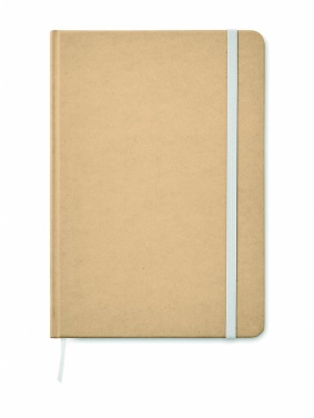 Logo trade promotional products picture of: A5 recycled notebook 80 lined