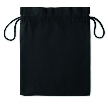 Logo trade promotional products image of: Medium Cotton draw cord bag