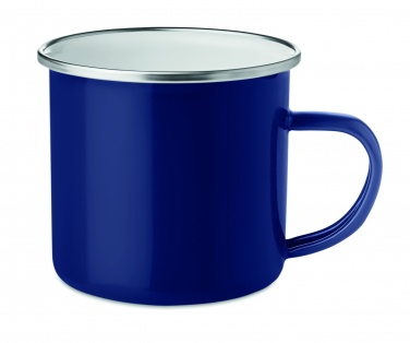 Logo trade advertising products picture of: Metal mug with enamel layer